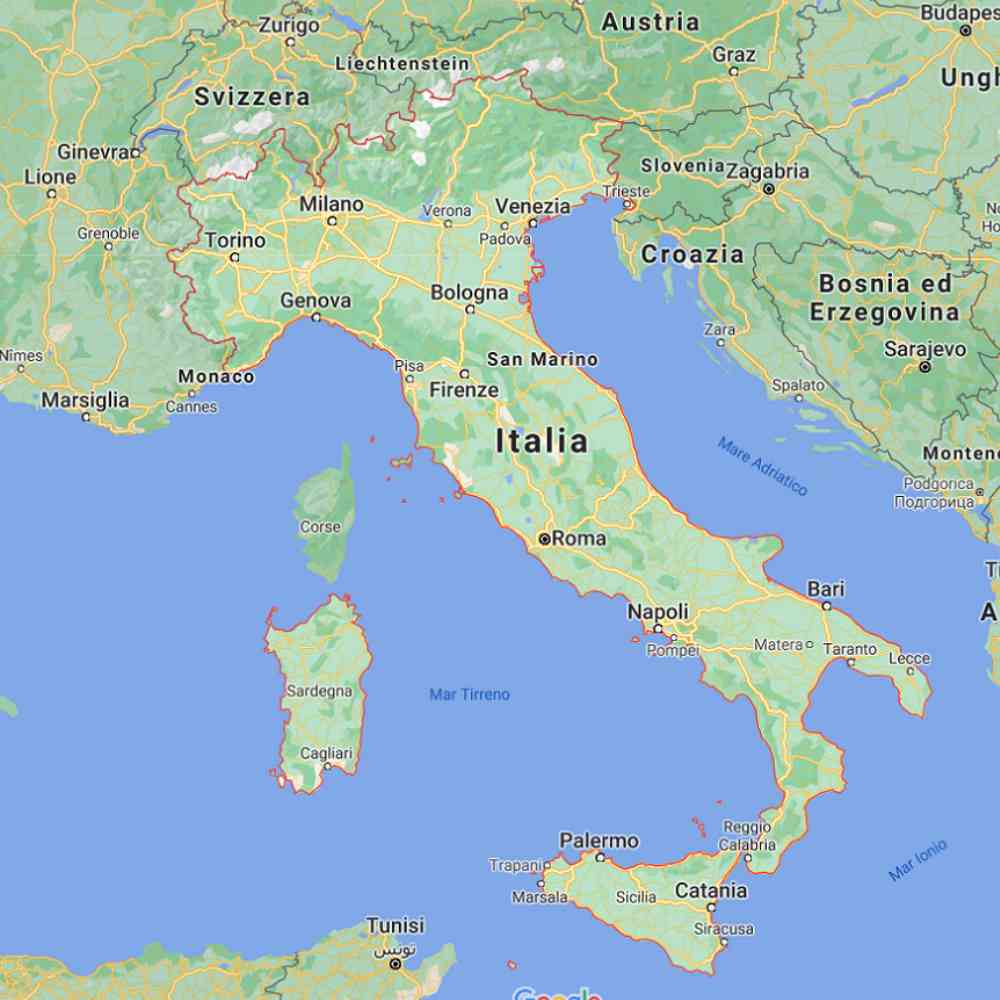 Portale professionisti cartina italia